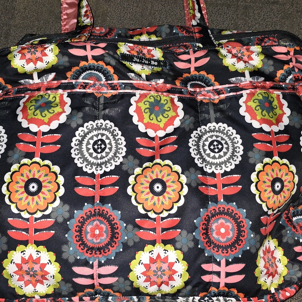 Ju-Ju-Be Black Floral Women's Bag